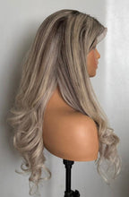 Load image into Gallery viewer, Ready to Ship Luxury 20” 150% Blonde Balayage Human Hair Wig