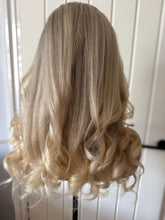 Load image into Gallery viewer, Ready to Ship Luxury 18” 130% 13x6 Light Blonde Balayage Human Hair Wig