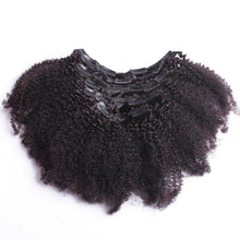 Load image into Gallery viewer, Luxury Brazilian Clip In Afro Kinky Curly Virgin Human Hair Extensions 7pcs 120g