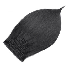 Load image into Gallery viewer, Luxury Brazilian Clip In Silky Straight Virgin Human Hair Extensions 7pcs 120g