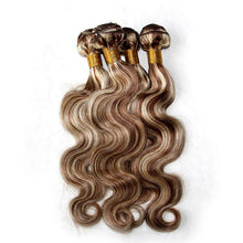Load image into Gallery viewer, Luxury Body Wave Peruvian Brown Piano #8/613 Highlight Human Hair Extensions
