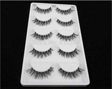 Load image into Gallery viewer, Luxury Sale 5 Pairs Handmade Thick Long Crisscross False Eyelashes Fake Eye Lashes