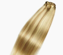 Load image into Gallery viewer, Luxury Clip In Human Hair Extensions #10/60 Highlights Ombre Remy 7pcs 120g