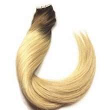 Load image into Gallery viewer, Luxury Tape In Human Hair Extensions #6/613 Balayage Ombre Blonde 40pcs 100g