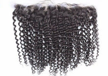 Load image into Gallery viewer, Luxury Malaysian Kinky Curly 13x4 Lace Frontal Closure 13x4 Virgin Human Hair 7A