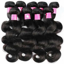 Load image into Gallery viewer, Luxury Peruvian 900g Body Wave/Silky Straight Human Virgin Hair Extensions
