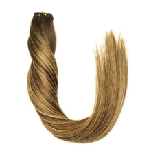 Load image into Gallery viewer, Luxury Tape In Human Hair Extensions #2/27 Balayage Ombre Straight 40pcs 100g