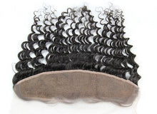 Load image into Gallery viewer, Luxury Virgin Peruvian Deep Wave 13x4 Lace Frontal Closure 13x4 Virgin Human Hair 7A
