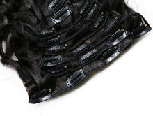 Load image into Gallery viewer, Luxury Brazilian Clip In Natural Water Wave Virgin Human Hair Extensions 120g