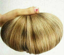 Load image into Gallery viewer, Luxury 100g Weft Human Hair Extensions #4/18 Ash Blonde Balayage Ombre Straight