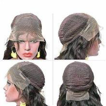Load image into Gallery viewer, Luxury Natural Curly Black 100% Human Hair Swiss 13x4 Lace Front Glueless Wig Preplucked #1B U-Part, 360 or Full Lace Upgrade Available