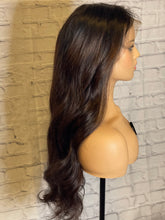 Load image into Gallery viewer, Luxury Dark Brown 100% Human Hair Swiss 13x4 Lace Front Glueless Wig U-Part, 360 or Full Lace Upgrade Available