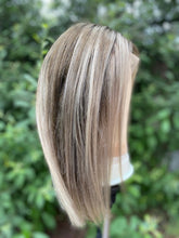 Load image into Gallery viewer, Luxury Balayage Highlight Brown Ash Blonde 100% Human Hair Swiss 13x4 Lace Front Glueless Wig  U-Part, 360 or Full Lace Upgrade Available