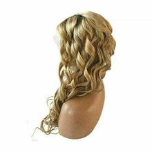 Load image into Gallery viewer, Luxury Curly Ombre Honey #27 Golden Blonde 100% Human Hair Swiss 13x4 Lace Front Glueless Wig U-Part, 360 or Full Lace Upgrade Available