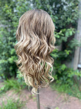 Load image into Gallery viewer, Luxury Balayage Highlight Brown Ash Blonde 100% Human Hair Swiss 13x4 Lace Front Glueless Wig  U-Part, 360 or Full Lace Upgrade Available