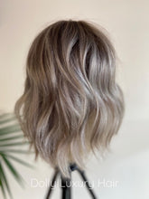 Load image into Gallery viewer, ALASKA | Luxe Cold Grey Balayage 100% Human Hair Swiss 13x4 Lace Front Glueless Wig Bleached Knots Transparent Lace Full Lace Upgrade Available