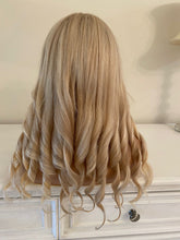 Load image into Gallery viewer, READY TO SHIP 20” 150% Full Lace Light Ash Blonde Balayage Highlighted Human Hair Wig