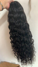 Load image into Gallery viewer, Luxury READY TO SHIP 22” 180% Natural Wave Human Hair Curly 13x4 Transparent Lace Front Wig Glueless
