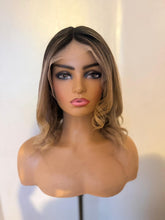 Load image into Gallery viewer, Ready to Ship Luxury 12” 130% Brown Balayage Wig
