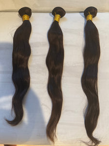 Luxury READY TO SHIP 20” 22” 24” Dark Brown #2 Human Hair Extensions
