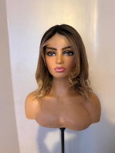Load image into Gallery viewer, Ready to Ship Luxury 12” 130% Brown Balayage Wig
