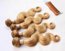 Load image into Gallery viewer, Luxury Body Wave Brazilian Blonde Piano #27/613 Highlight Human Hair Extensions
