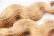 Load image into Gallery viewer, Luxury Body Wave Brazilian Blonde Piano #27/613 Highlight Human Hair Extensions
