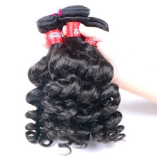 Load image into Gallery viewer, Luxury Funmi Bouncy Curls Spiral Fumni Peruvian Virgin Human Hair Extensions
