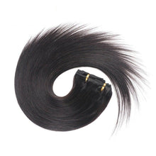 Load image into Gallery viewer, Luxury Brazilian Clip In Silky Straight Virgin Human Hair Extensions 7pcs 120g
