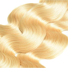 Load image into Gallery viewer, Luxury 100g Russian #613 Bleach Blonde Human Hair Extensions Body Wave Weft
