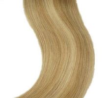 Load image into Gallery viewer, Luxury Clip In Human Hair Extensions #16/22 Balayage Remy Ombre 7pcs 120g
