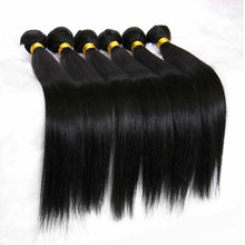 Load image into Gallery viewer, Luxury Silky Straight Brazilian Virgin Human Hair Extensions 7A Weave Weft
