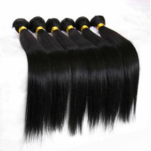 Load image into Gallery viewer, Luxury Silky Straight Malaysian Virgin Human Hair Extensions 7A Weave Weft
