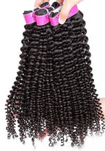 Load image into Gallery viewer, Luxury Kinky Curly Brazilian Virgin Human Hair Extensions 7A Weave Weft
