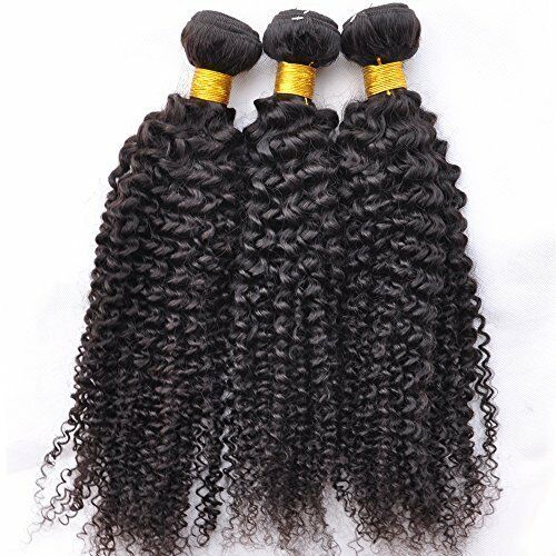 Luxury Kinky Deep Curly Malaysian Virgin Human Hair Extensions 7A Weave Weft