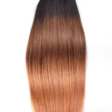 Load image into Gallery viewer, Luxury Straight Peruvian Auburn #1B/4/30 Ombre Virgin Human Hair Extensions
