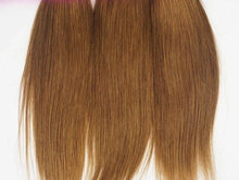 Load image into Gallery viewer, Luxury Silky Straight Peruvian Light Brown #8 Virgin Human 7A Hair Extensions

