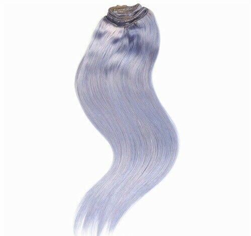 Luxury Clip In Human Hair Extensions Remy Lavender Purple 