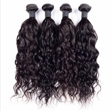 Load image into Gallery viewer, Luxury Natural Water Wave Malaysian Wavy Virgin Human Hair Extensions 7A Weave
