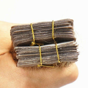 Luxury Tape In Human Hair Extensions #4/18 Ombre Straight 40pcs 100g