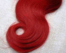 Load image into Gallery viewer, Luxury Body Wave Brazilian Hot Red Virgin Human Hair Weave Weft Extensions
