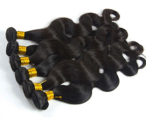 Luxury Body Wave Indian Wavy Virgin Human Hair Extensions 7A Weave Weft