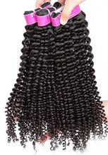 Load image into Gallery viewer, Luxury Kinky Curly Malaysian Virgin Human Hair Extensions 7A Weave Weft
