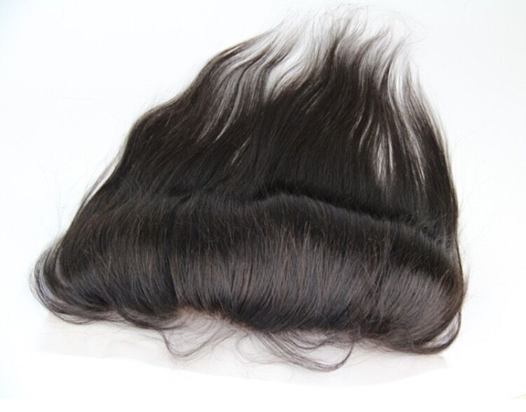 Luxury Virgin Peruvian Silky Straight 13x4 13x4 Lace Frontal Closure Virgin Hair 7A