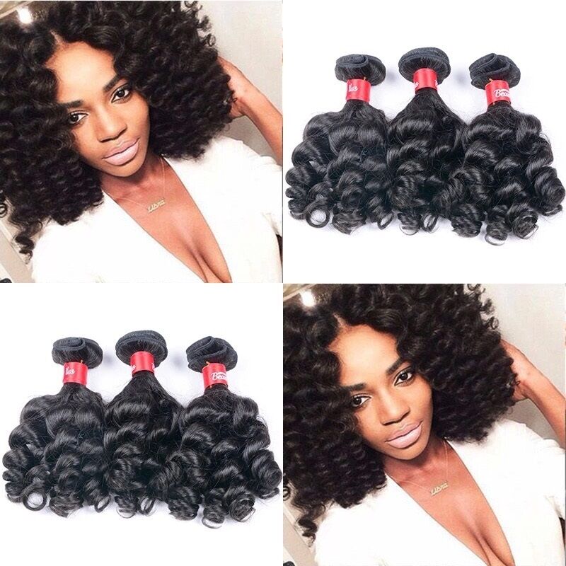 Luxury Kinky Deep Curly Peruvian Virgin Human Hair  display picture 3