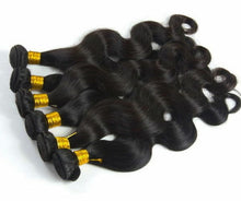 Load image into Gallery viewer, Luxury Body Wave Malaysian Virgin Human Hair Extensions Wavy 7A Weave Weft
