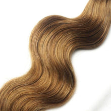 Load image into Gallery viewer, Luxury Body Wave Peruvian Light Brown #8 Virgin Human 7A Hair Extensions Weave
