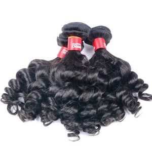 Luxury Funmi Bouncy Curls Spiral Fumni Brazilian Virgin Human Hair Extensions