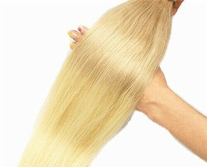 Luxury Clip In Human Hair Extensions Balayage #18/613 Remy Ombre Straight 120g