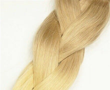 Load image into Gallery viewer, Luxury Clip In Human Hair Extensions Balayage #18/613 Remy Ombre Straight 120g
